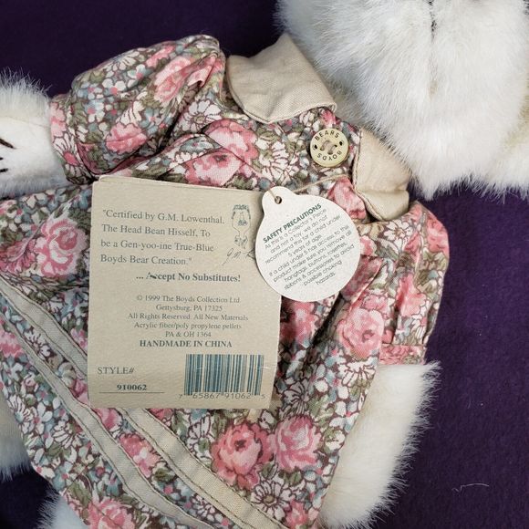 Boyds Bears and Friends Katie B Berrijam  910062 Dress w/Tags and Buttons 10" - Picture 8 of 9